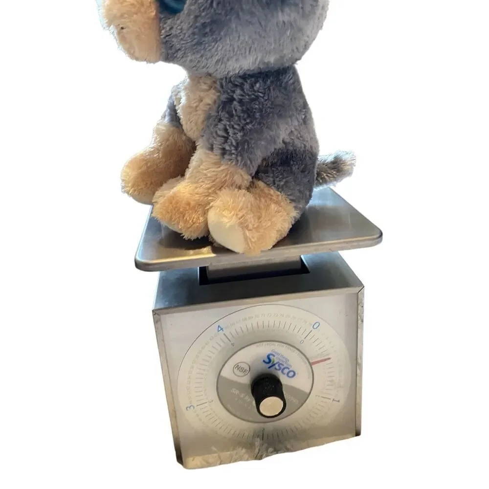 Ty Beanie Boos Scraps The Schnauzer Dog Plush Toy Stuffed Animal 2010